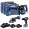 Bosch Professional GSR + GBH + GWS + 2x GBA 5.0 Ah + GAL 18V-40 0615A5009G Szerszámkészlet