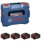 Bosch Professional 1600A0373H 4x EXBA18V-55 Szerszám akku 18 V 5.5 Ah