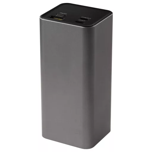 VOLTCRAFT VC-C904 Powerbank 20000 mAh Power Delivery 3.0 Lítiumion Szürke (matt) állapotjelző