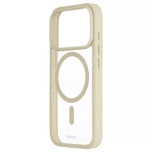 Hama Cover Apple iPhone 17 Pro Bézs MagSafe kompatibilis, Induktív töltés 00232406