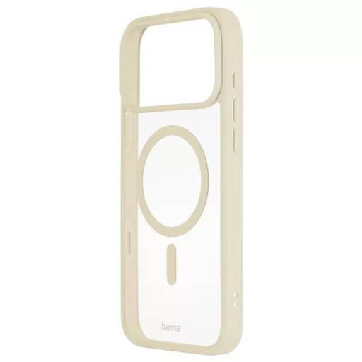 Hama Cover Apple iPhone 17 Pro Max Bézs MagSafe kompatibilis, Induktív töltés 00232420