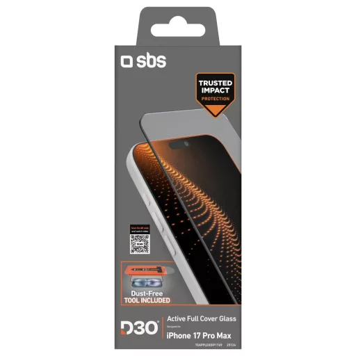 sbs mobile Kijelzővédő fólia Apple iPhone 17 Pro Max 1 db TEAPPLD3OIP1769