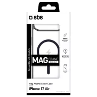   sbs mobile Cover Apple iPhone Air Átlátszó, Fekete MagSafe kompatibilis TEMAGCOLIP1766K