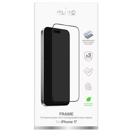 Puro Kijelzővédő fólia Apple iPhone 17 1 db PUSDGFRAIPHONE1763