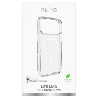  Puro Cover Apple iPhone 17 Pro Átlátszó, Fehér MagSafe kompatibilis PUIPC17P63LITEMAGTR
