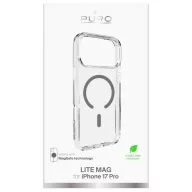   Puro Cover Apple iPhone 17 Pro Átlátszó, Szürke MagSafe kompatibilis PUIPC17P63LITEMDKGR