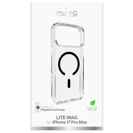   Puro Cover Apple iPhone 17 Pro Max Átlátszó, Fekete PUIPC17P69LITEMBLK