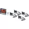 Renkforce RF-6951658 Holtszög asszisztensmesterséges intelligencia által vezérelt monitorral(H x Sz x Ma) 51 x 205 x 160 mm
