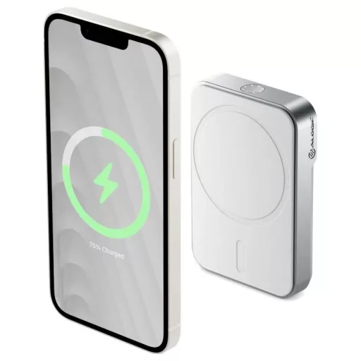 Alogic Matrix Universal Magnetic Powerbank 5000 mAh Magsafe Lítiumion USB-C® Fehér