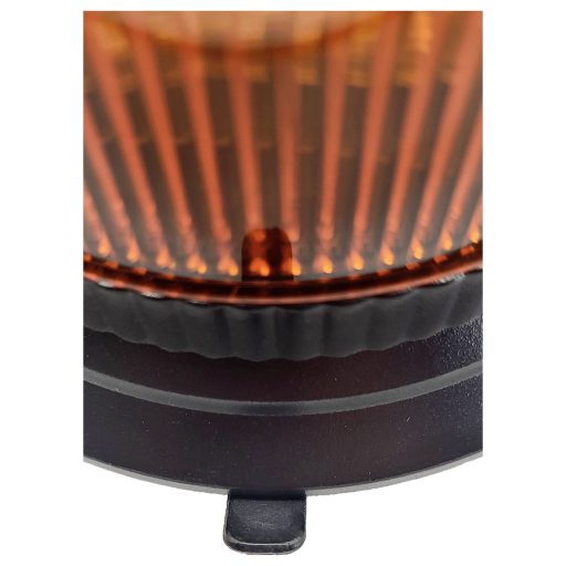 Berger & Schröter Körkörös lámpa SM828-HH 12 V Hálózati adapterről üzemeltetett Fix rögzítés, Mágneses talp Narancssárga