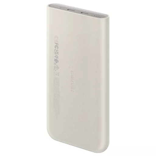 Samsung EB-U2510XUEGEU Powerbank 5000 mAh Qi Wireless Charging Lítiumion USB-C® Bézs állapotjelző