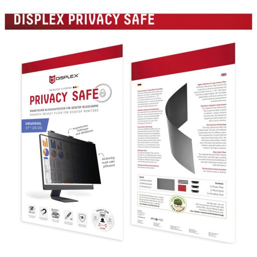 DISPLEX Kijelzővédő üveg belátás védelemmel Universell Univerzális 1 db 02089