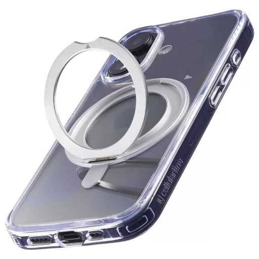 Cellularline Hátlap Apple iPhone 16 Átlátszó Induktív töltés, MagSafe kompatibilis MAGADAPTERW