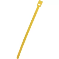   FASTECH® Tépőzár kábelkötegelő Kötegeléshez Bolyhos és horgos fél (H x Sz) 200 mm x 7 mm Sárga 100 db