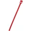 FASTECH® Tépőzár kábelkötegelő Kötegeléshez Bolyhos és horgos fél (H x Sz) 200 mm x 7 mm Piros 100 db