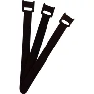   FASTECH® Tépőzár kábelkötegelő Kötegeléshez Bolyhos és horgos fél (H x Sz) 150 mm x 13 mm Fekete 100 db
