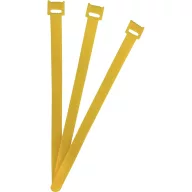   FASTECH® Tépőzár kábelkötegelő Kötegeléshez Bolyhos és horgos fél (H x Sz) 250 mm x 13 mm Sárga 100 db