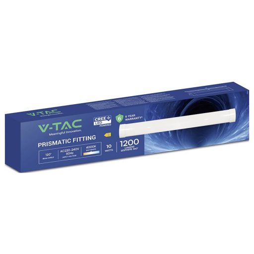 V-TAC SMD LED EEK: E (A - G) LED 10 W = 1200 W Nappalifény fehér (Ø x Ma) 300 mm x 24 mm 1 db