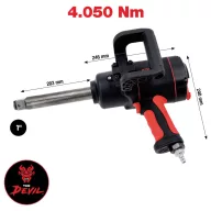   KS Tools 512.1020 Sűrített levegős ütvecsavarozó Forgatónyomaták (max.): 4050 Nm