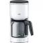 Braun Braun KF 3120 WH Filterkaffeemaschine - Kávéfőző Fehér Kapacitás, csésze=10 Filteres kávé funkcióval