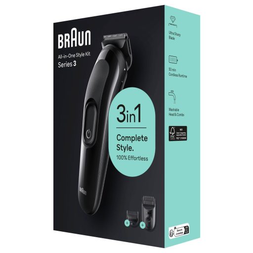 Braun Braun SK2400 Styling Kit Szakállvágóó, Hajvágó, Tesztszőrzet nyíró Fekete