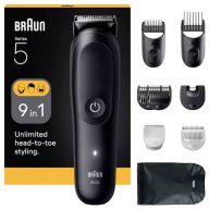   Braun Braun Series 5 All-In-One Style Kit AIO5 Szakállvágóó, Hajvágó, Tesztszőrzet nyíró Fekete
