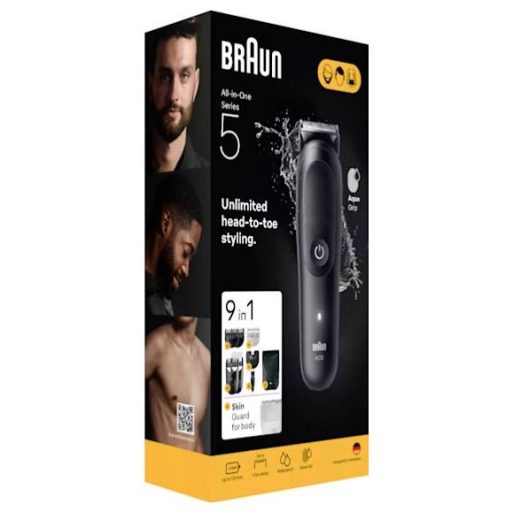 Braun Braun Series 5 All-In-One Style Kit AIO5 Szakállvágóó, Hajvágó, Tesztszőrzet nyíró Fekete