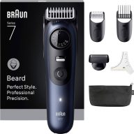   Braun Braun Series 7 Beard Trimmer BT7520 Szakállvágóó, Precíziós trimmer Fekete, Kék