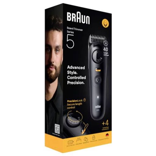 Braun Braun Series 5 Beard Trimmer BT5520 Szakállvágóó, Precíziós trimmer Fekete