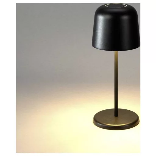Konstsmide 7845-750 Biot LED-es akkus asztali lámpa Fekete