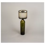   Konstsmide 7837-752 Bottle LED-es akkus asztali lámpa Fekete