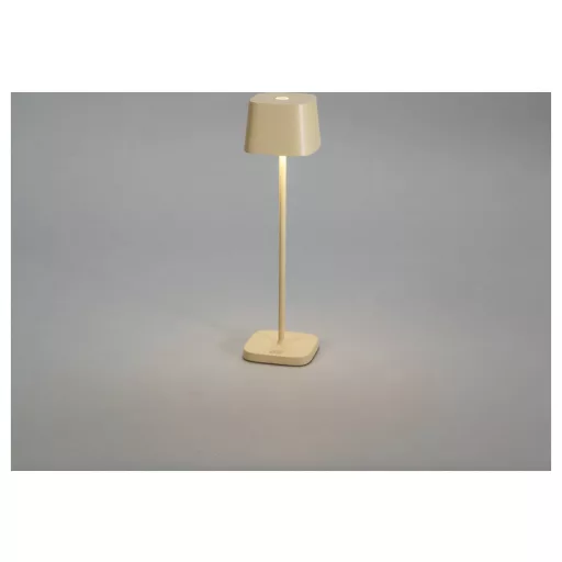 Konstsmide 7829-330 Capri LED-es akkus asztali lámpa 2.2 W Melegfehér Homok