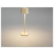   Konstsmide 7829-330 Capri LED-es akkus asztali lámpa 2.2 W Melegfehér Homok