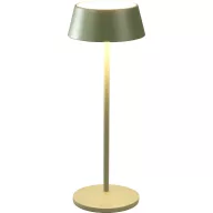   Konstsmide 7839-630 Menton LED-es akkus asztali lámpa Zöldes szürke