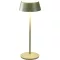 Konstsmide 7839-630 Menton LED-es akkus asztali lámpa Zöldes szürke