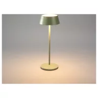   Konstsmide 7839-630 Menton LED-es akkus asztali lámpa Zöldes szürke