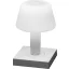 Konstsmide 7825-252 Monaco LED-es akkus asztali lámpa Fehér