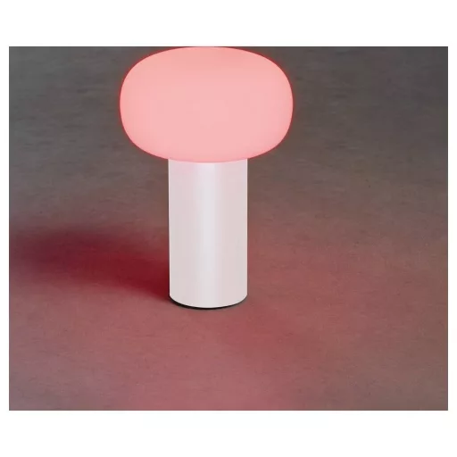 Konstsmide 7826-252 Antibes LED-es akkus asztali lámpa Fehér