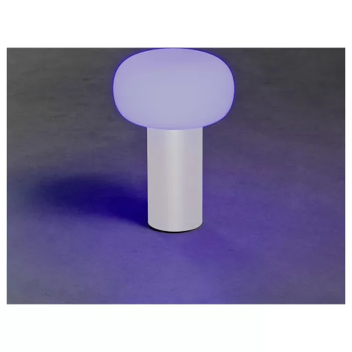 Konstsmide 7826-252 Antibes LED-es akkus asztali lámpa Fehér