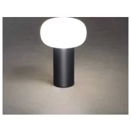   Konstsmide 7826-752 Antibes LED-es akkus asztali lámpa Fekete