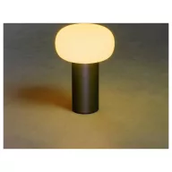   Konstsmide 7826-752 Antibes LED-es akkus asztali lámpa Fekete