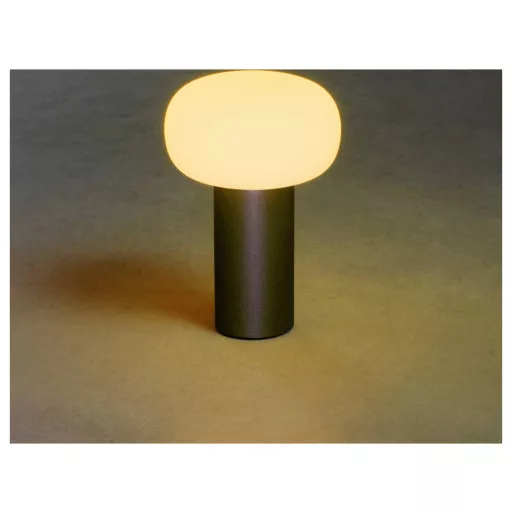 Konstsmide 7826-752 Antibes LED-es akkus asztali lámpa Fekete