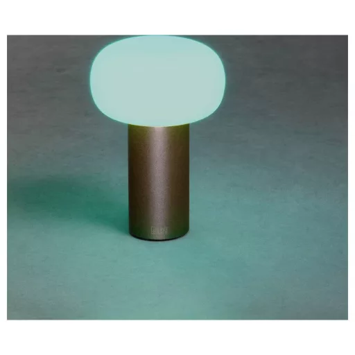 Konstsmide 7826-972 Antibes LED-es akkus asztali lámpa Rozsda