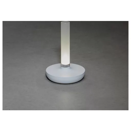 Konstsmide 7827-253 Biarritz LED-es akkus asztali lámpa Fehér