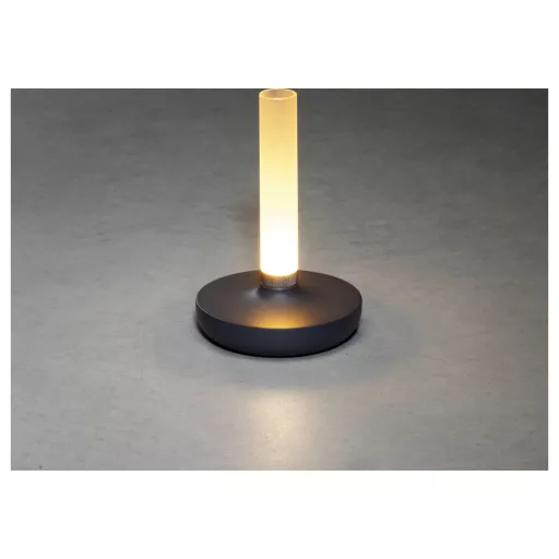 Konstsmide 7827-373 Biarritz LED-es akkus asztali lámpa Sötétzöld