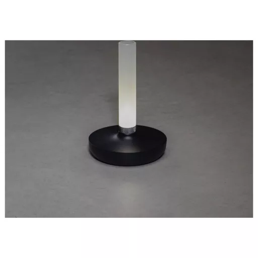 Konstsmide 7827-753 Biarritz LED-es akkus asztali lámpa Fekete