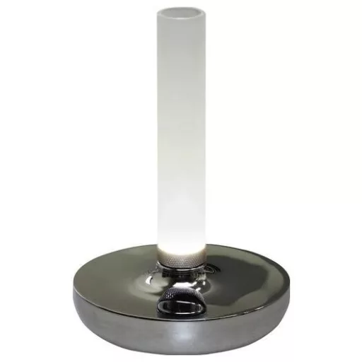 Konstsmide 7827-003 Biarritz LED-es akkus asztali lámpa Ezüst