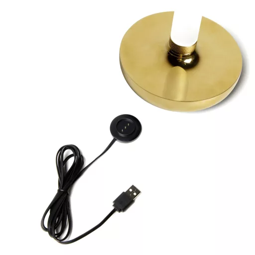 Konstsmide 7827-803 Biarritz LED-es akkus asztali lámpa Arany