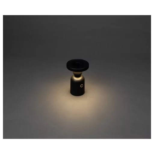 Konstsmide 7833-750 Nantes LED-es akkus asztali lámpa Fekete