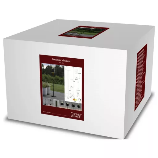 Konstsmide 7841-750 Pomezia Medium Kültéri lámpatest LED LED Fekete